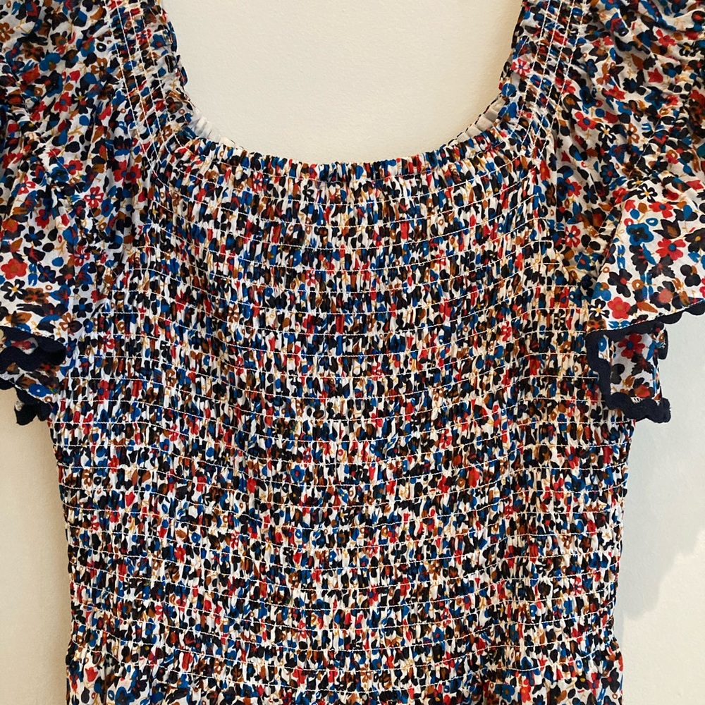 LAST CHANCE- TORY BURCH FLORAL COTTON DRESS - Picture 8 of 11